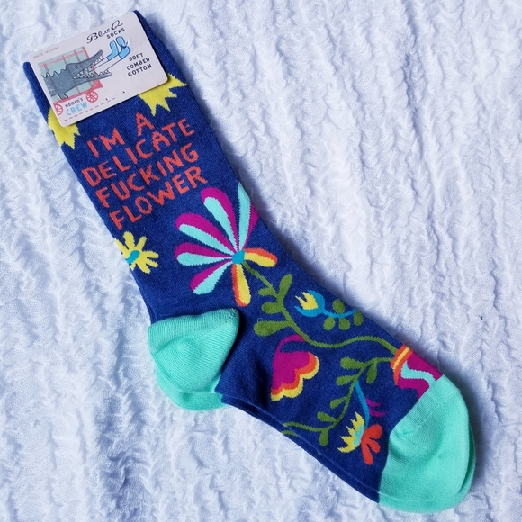 I'm a Delicate F*cking Flower Subversive Socks - Picture 1 of 6